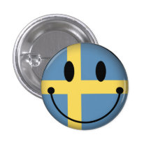 Schweden-smiley Button