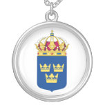 Schweden-Wappen Halskette