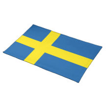 Schwedische Flagge Tisch Set