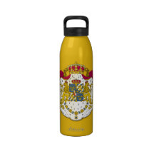Schwedisches Wappen Wiederverwendbare Wasserflasche