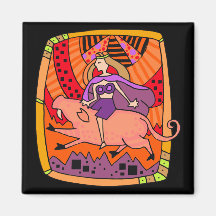 Schwein-Fahrt Magnete