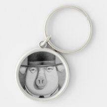 Schwein-Mann Keychain Schlüsselband