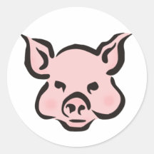 Schwein Sau pig hog Stickers