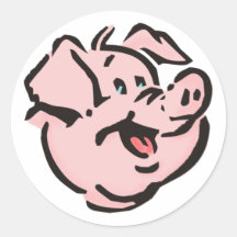 Schwein Sau pig hog Stickers