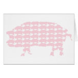 Schweine Grußkarten