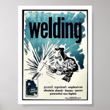 Schweißen Posterdrucke