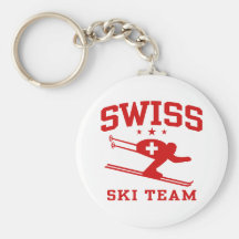 Schweizer Ski-Team Schlüsselanhänger
