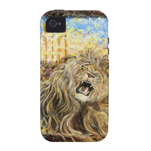 schwerer Fall iphone4: Löwe von Judah: Tag des Lor iPhone 4 Hüllen