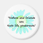 "Schwestern u. Freund-… "Magnet Kühlschrankmagnet