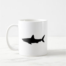 Schwimmen-Haifisch Kaffeetassen