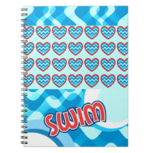 SCHWIMMEN SPIRAL NOTIZBUCH