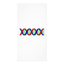 Science DNA Strand Photo Cards