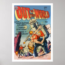 Science Fiction-Comicplakat VON 14,95