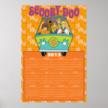 Scooby-Doo der Kalender der Geheimnis-Maschinen-20 Plakatdruck