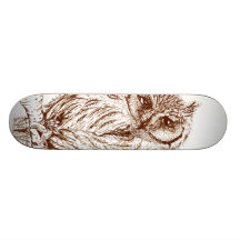 Scops Eule durch Inkspot Skate Board
