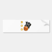 Scottish-Terrier (schwarzer) Boo Auto Sticker
