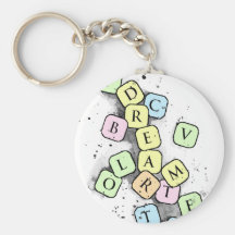Scrabblebuchstaben Schlüsselbänder