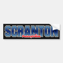 Scranton Stoßdämpfer Autosticker