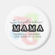Scrapbooking Mutter Tshirts und Geschenke Magnete
