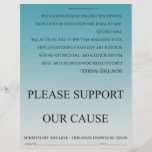 ScratchOffGive aquamarine grundlegende beschaffenb Flyerdruck