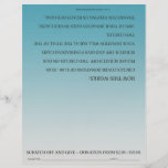 ScratchOffGive aquamarine kundenspezifische bescha Flyer