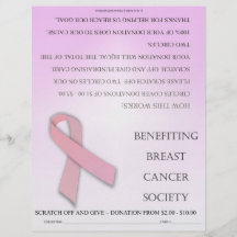 ScratchOffGive rosa Beispielbeschaffenbroschüre Flyer Druck