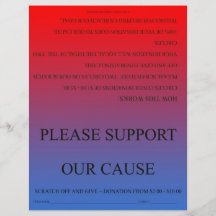 ScratchOffGive USA grundlegende beschaffenbroschür Flyerdesign