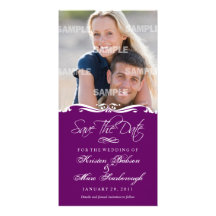 Scriptina Save the Date Foto-Karte Photokarte