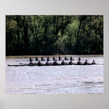 Scullers auf dem Potomac Plakate