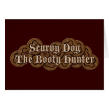 Scurvy Hund der Beuten-Jäger Dubloons Karten