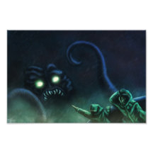 seamonster Fantasie Scifi-Fotodruck