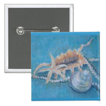 Seashells Anstecknadelbutton