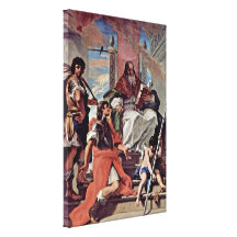 Sebastiano Ricci - Heilige und ein Engel Galerie Faltleinwand