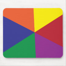 sechs Farbemausunterlage Mousepad