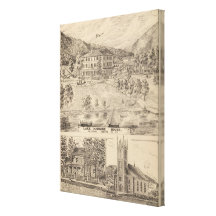 See Dunmore Haus in Salisbury Leinwand Druck