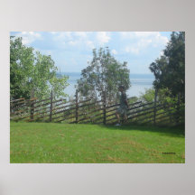See im Sommer Schweden Posterdruck