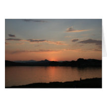 See-Sonnenuntergang-Karte