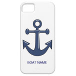 Seeboots-Anker-individueller Name iphone 5 Fall iPhone 5 Hülle
