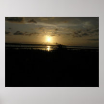 Seesonnenuntergang Plakatdrucke