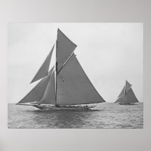 Segelboot-aufmerksames Plakat 1893