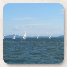 Segelboot-Rennen Cocktail Untersetzer