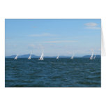 Segelboot-Rennen Karte