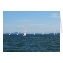 Segelboot-Rennen Karte