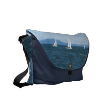 Segelboot-Rennen Kurier Taschen