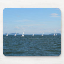 Segelboot-Rennen Mauspads