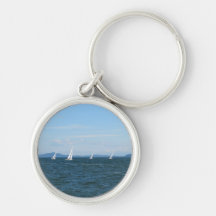 Segelboot-Rennen Schlüsselbänder