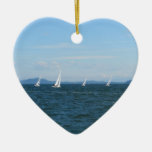 Segelboot-Rennen Weinachtsornamente