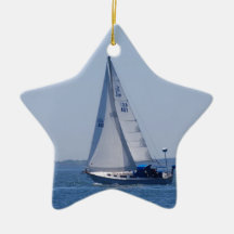 Segelboot-Verzierung Ornament