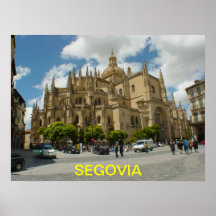 Segovia-Spanien Plakat