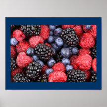 Sehr Beeren-Küchen-Plakat